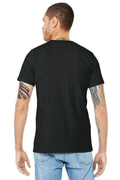 BELLA+CANVAS  Unisex Jersey Short Sleeve Tee. BC3001 Vintage Black