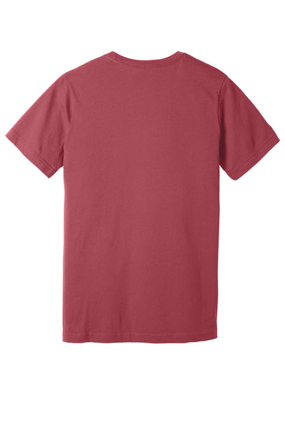Bella+Canvas Unisex Jersey Short Sleeve Tee BC3001 Vintage Red