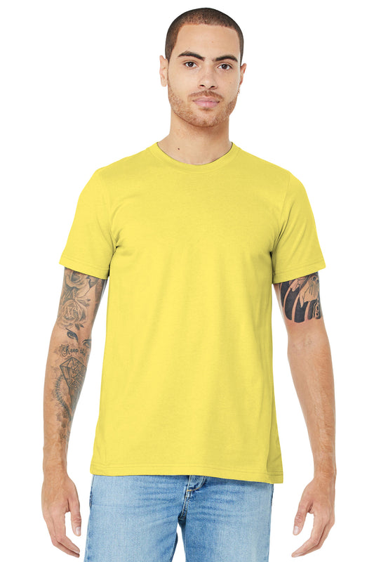 BELLA+CANVAS  Unisex Jersey Short Sleeve Tee. BC3001 Yellow