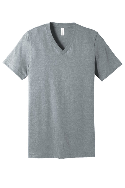 Bella+Canvas Unisex Heather CVC V-Neck Tee BC3005CVC Athletic Heather