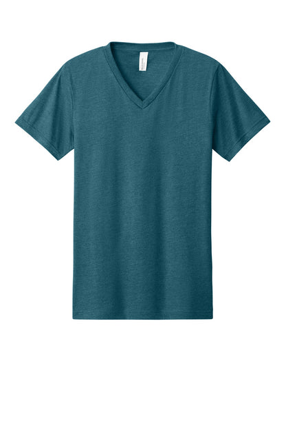 Bella+Canvas Unisex Heather CVC V-Neck Tee BC3005CVC image 3
