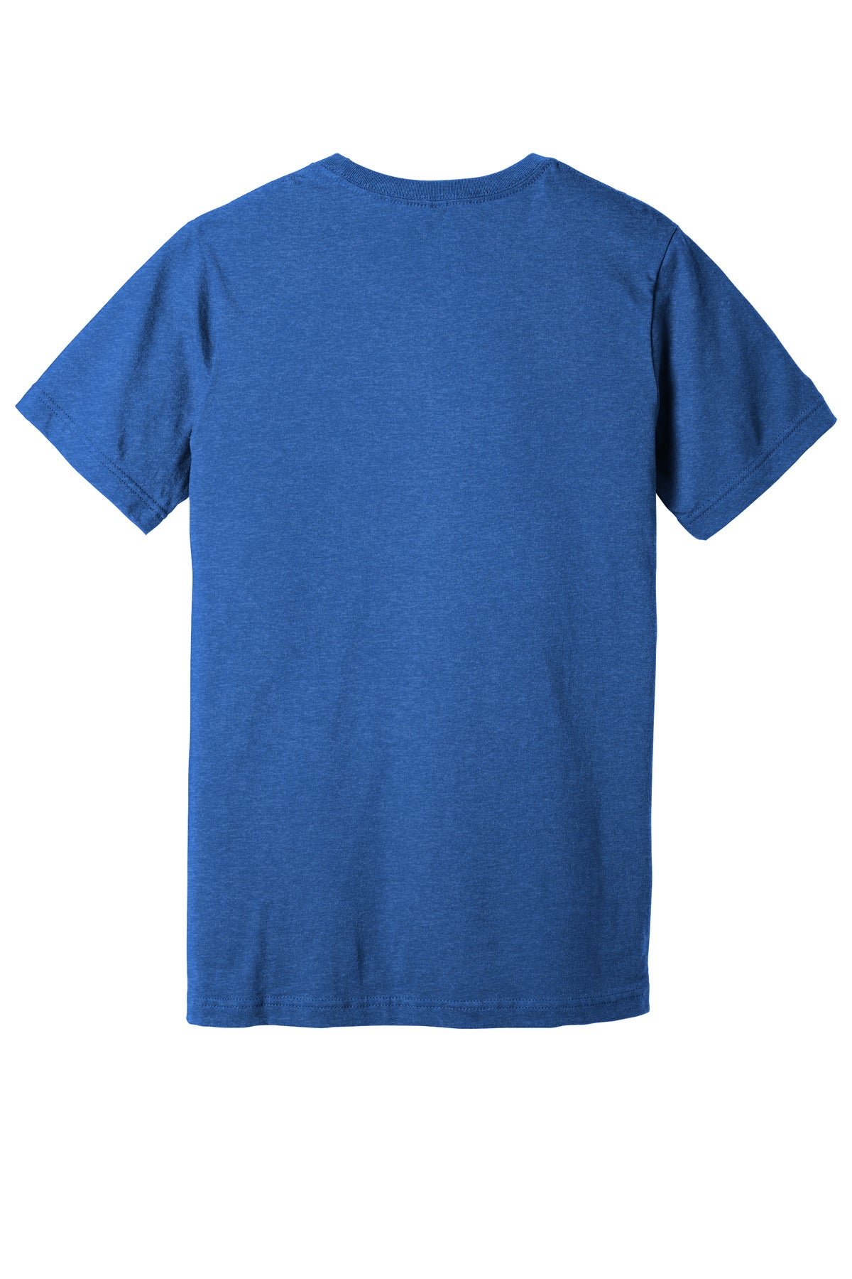 Bella+Canvas Unisex Heather CVC V-Neck Tee BC3005CVC Heather True Royal