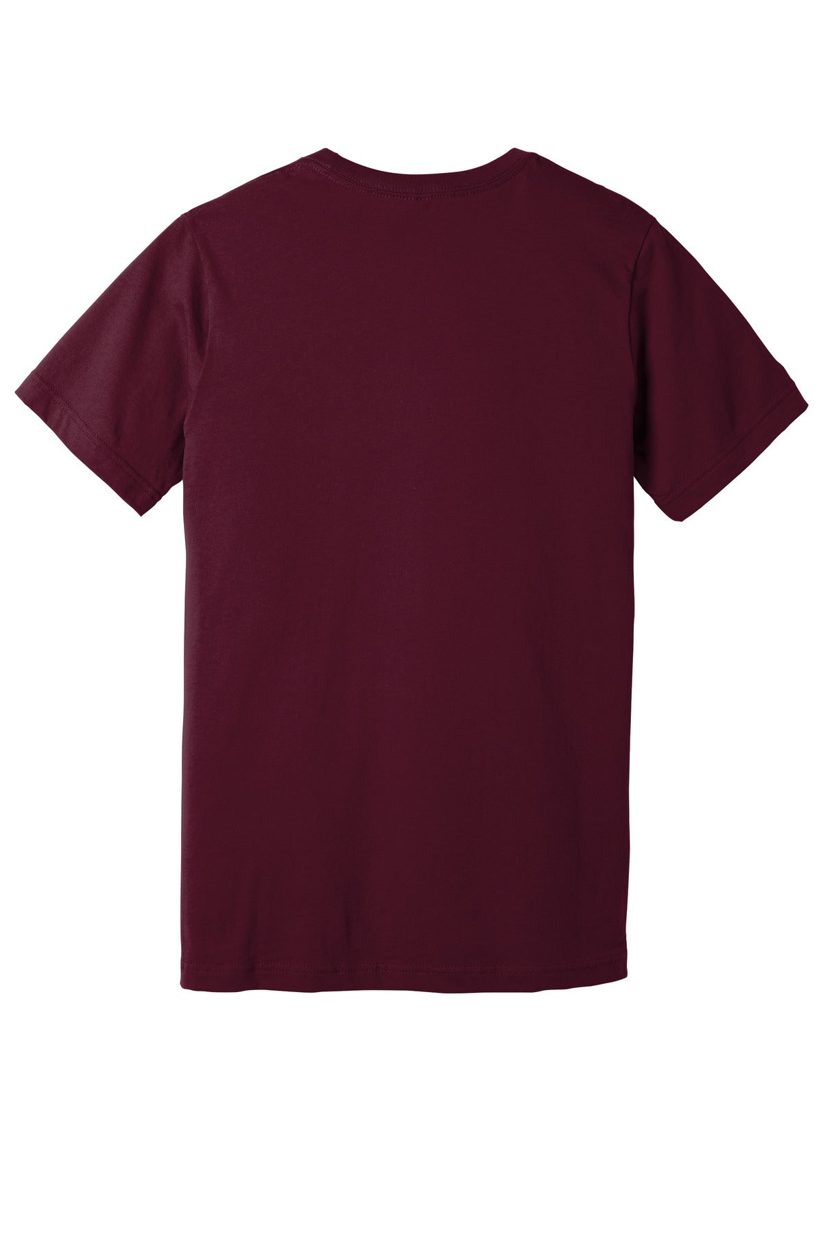 BELLA+CANVAS  Unisex Jersey Short Sleeve V-Neck Tee. BC3005 Maroon