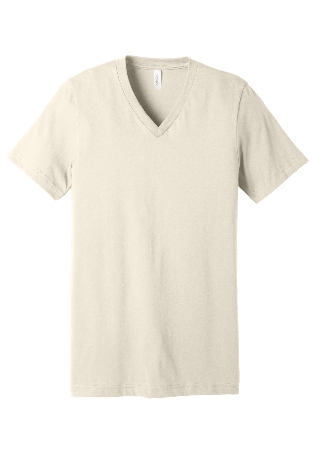 Bella+Canvas Unisex Jersey Short Sleeve V-Neck Tee BC3005 Natural