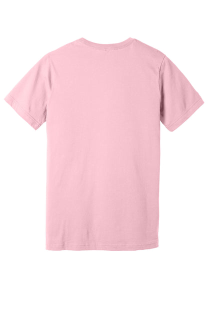 Bella+Canvas Unisex Jersey Short Sleeve V-Neck Tee BC3005 Pink
