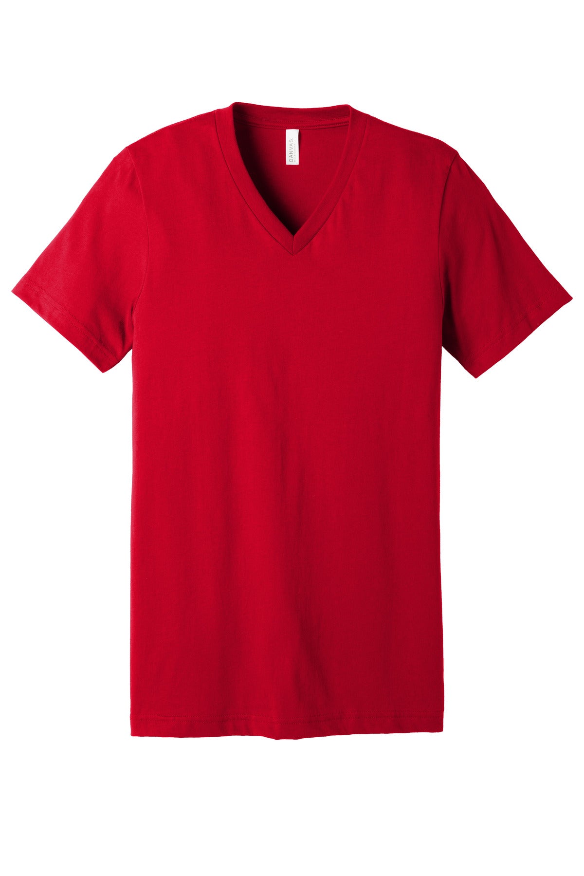BELLA+CANVAS  Unisex Jersey Short Sleeve V-Neck Tee. BC3005 Red