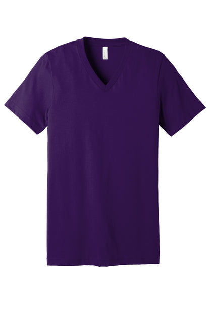 Bella+Canvas Unisex Jersey Short Sleeve V-Neck Tee BC3005 Team Purple
