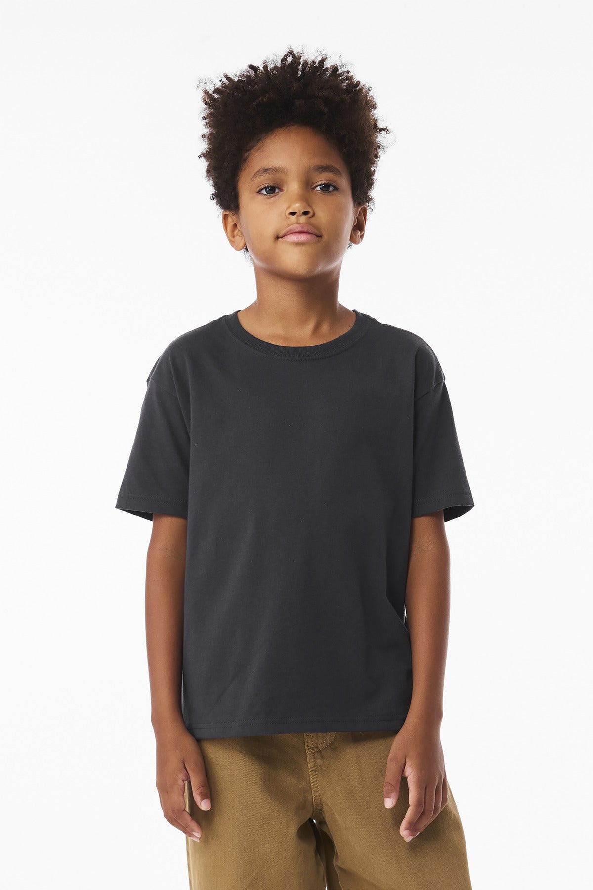 Bella+Canvas Youth 6-Ounce Heavyweight Tee BC3010Y Dark Grey