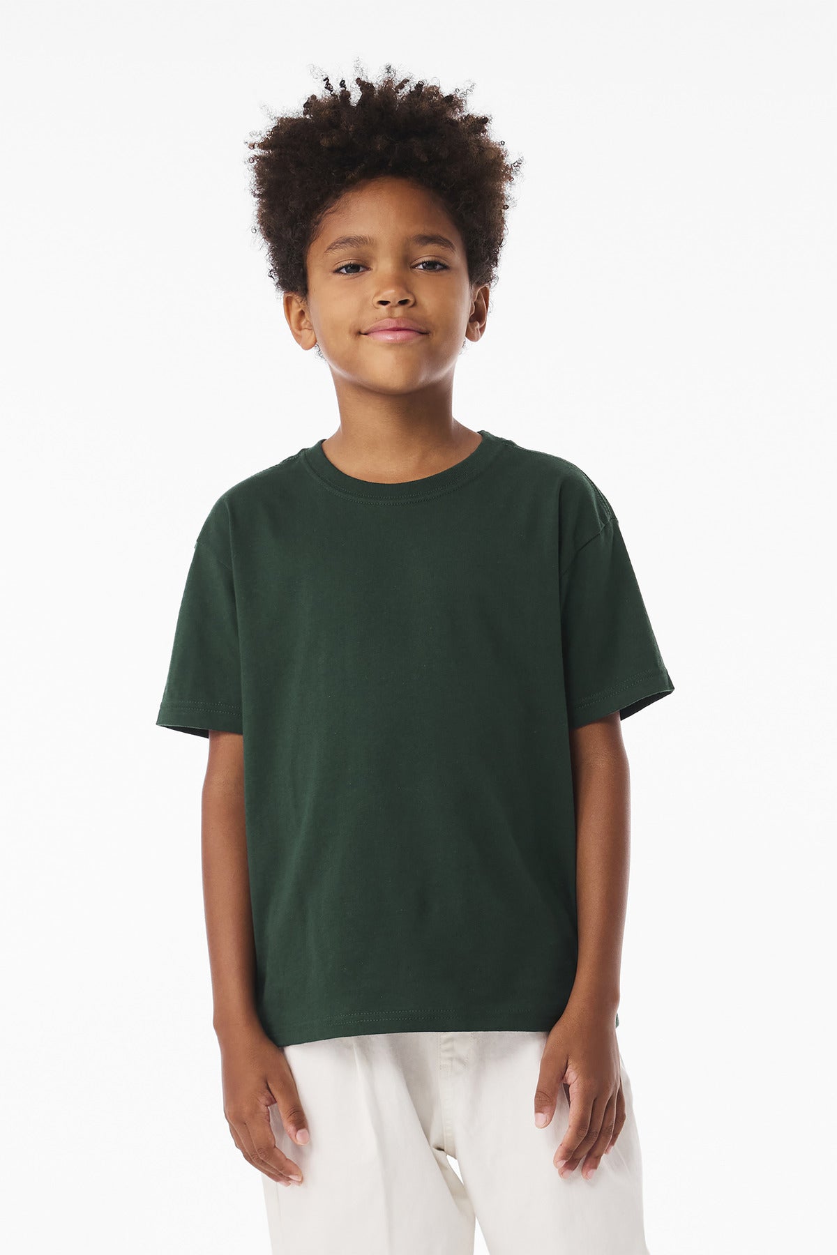 Bella+Canvas Youth 6-Ounce Heavyweight Tee BC3010Y Forest