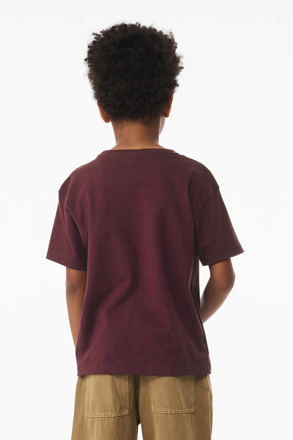 Bella+Canvas Youth 6-Ounce Heavyweight Tee BC3010Y Maroon