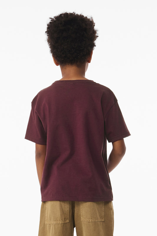 Bella+Canvas Youth 6-Ounce Heavyweight Tee BC3010Y Maroon