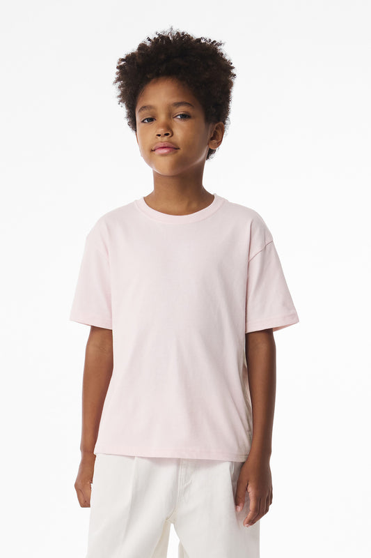 Bella+Canvas Youth 6-Ounce Heavyweight Tee BC3010Y Soft Pink