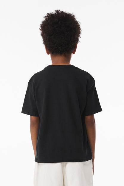 Bella+Canvas Youth 6-Ounce Heavyweight Tee BC3010Y Vintage Black