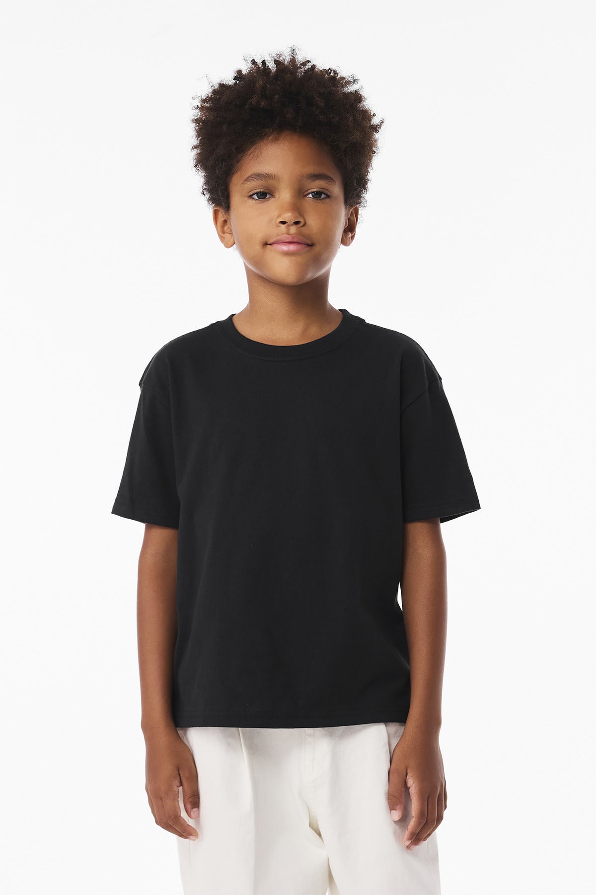 Bella+Canvas Youth 6-Ounce Heavyweight Tee BC3010Y Vintage Black