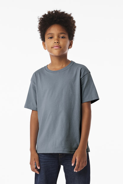 Bella+Canvas Youth 6-Ounce Heavyweight Tee BC3010Y Vintage Denim