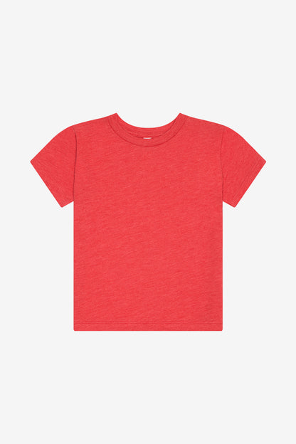 BELLA+CANVAS Toddler Triblend Short Sleeve Tee BC3413T Red Triblend