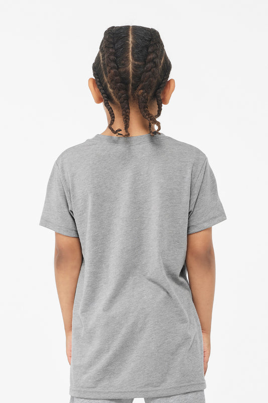 Bella+Canvas Youth Triblend Short Sleeve Tee BC3413Y Athletic Grey Triblend