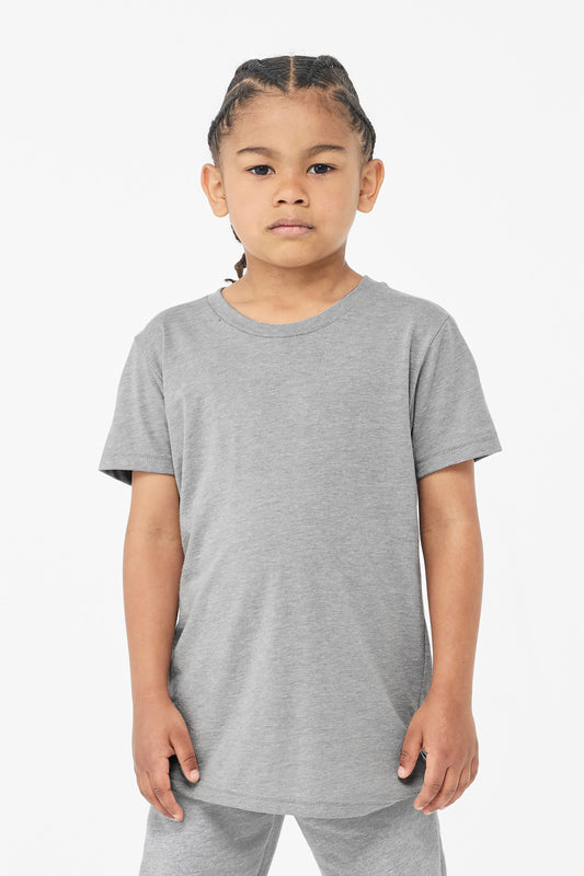 Bella+Canvas Youth Triblend Short Sleeve Tee BC3413Y Athletic Grey Triblend