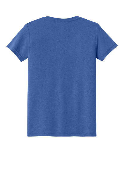Bella+Canvas Youth Triblend Short Sleeve Tee BC3413Y Blue Triblend