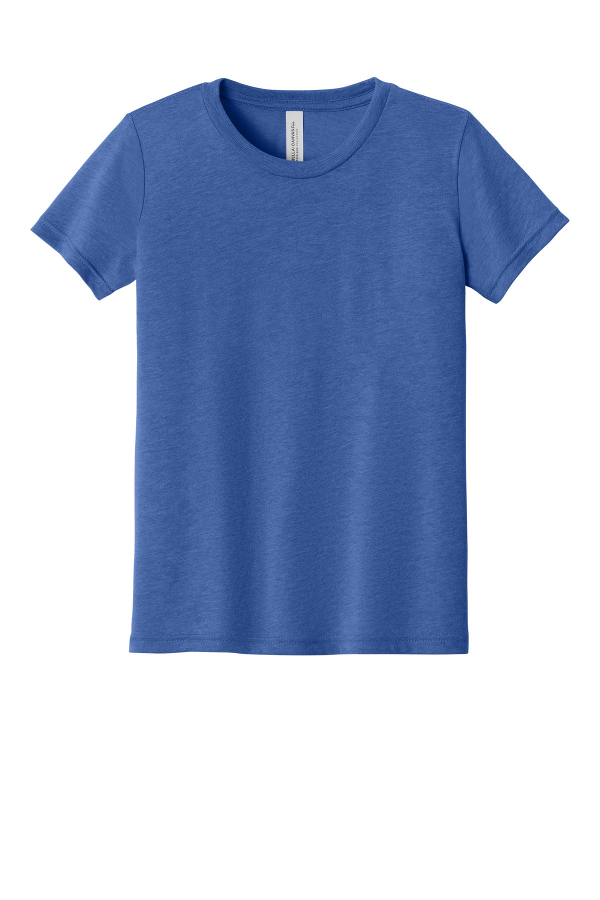 Bella+Canvas Youth Triblend Short Sleeve Tee BC3413Y Blue Triblend