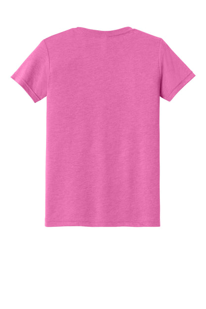 Bella+Canvas Youth Triblend Short Sleeve Tee BC3413Y Charity Pink Triblend
