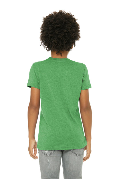 Bella+Canvas Youth Triblend Short Sleeve Tee BC3413Y Green Triblend