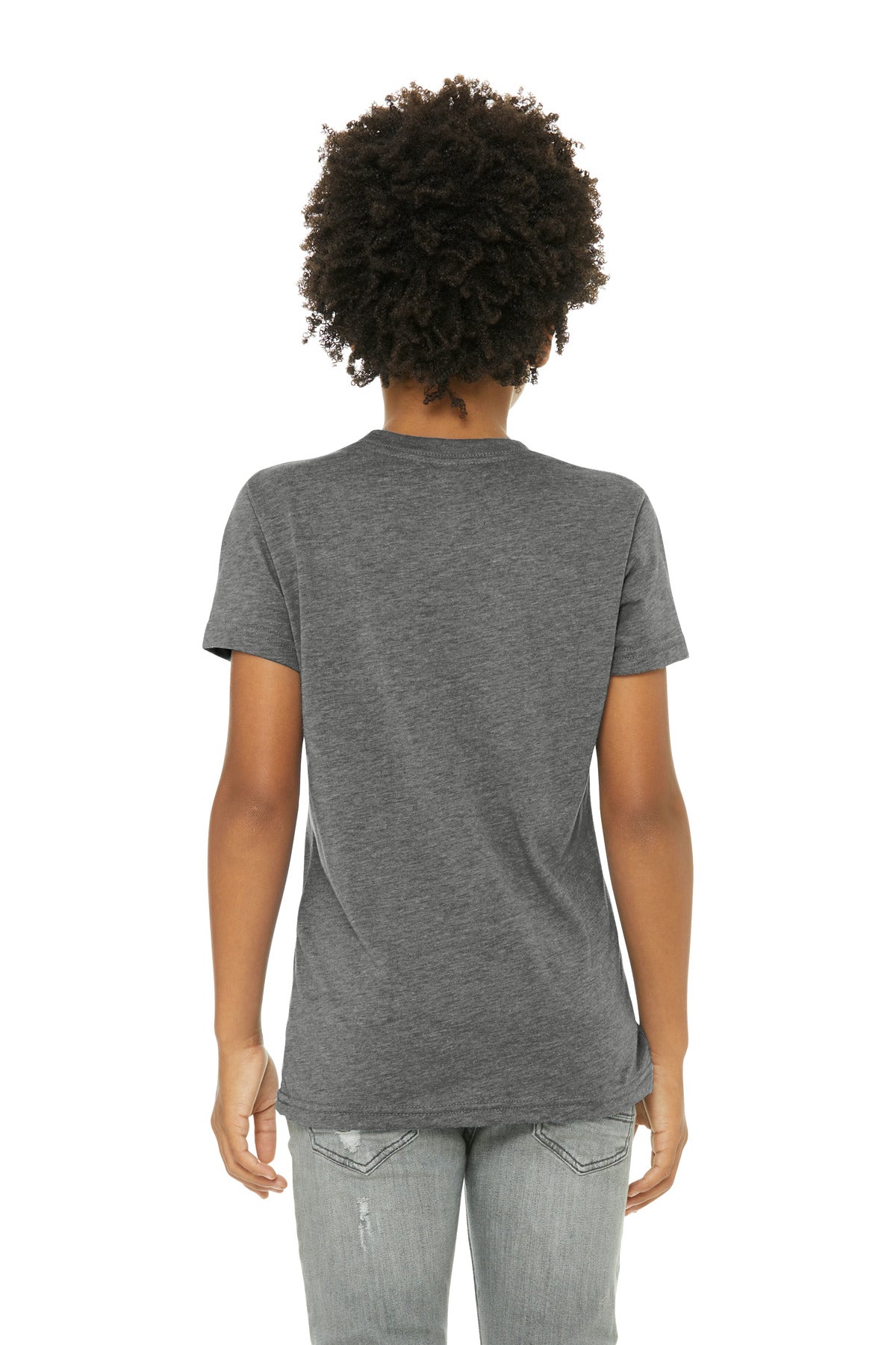 Bella+Canvas Youth Triblend Short Sleeve Tee BC3413Y Grey Triblend