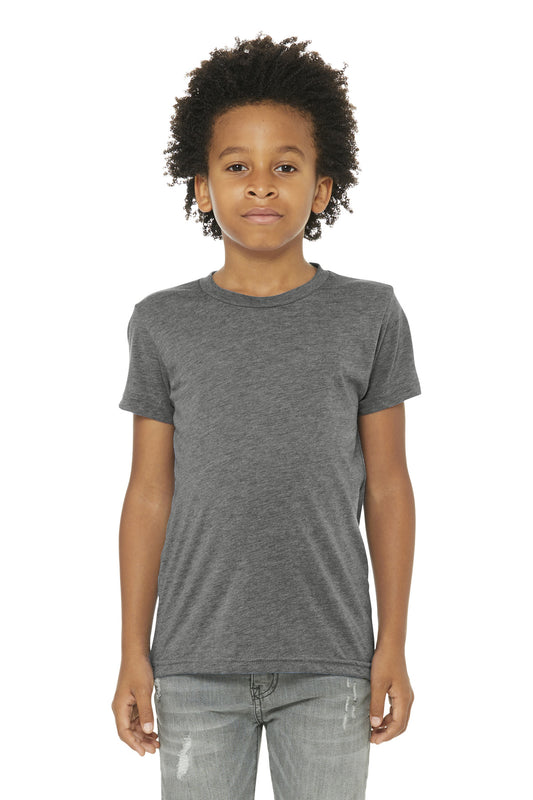 Bella+Canvas Youth Triblend Short Sleeve Tee BC3413Y Grey Triblend