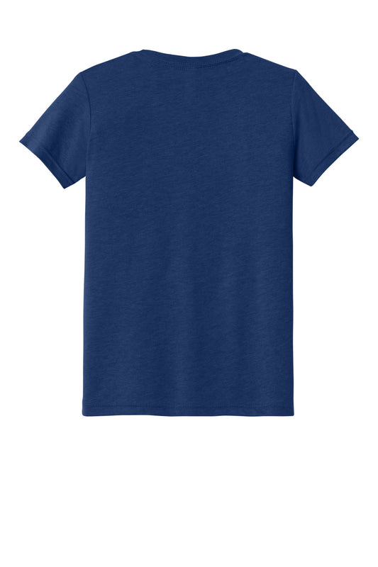 Bella+Canvas Youth Triblend Short Sleeve Tee BC3413Y Navy Triblend