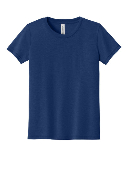 Bella+Canvas Youth Triblend Short Sleeve Tee BC3413Y Navy Triblend