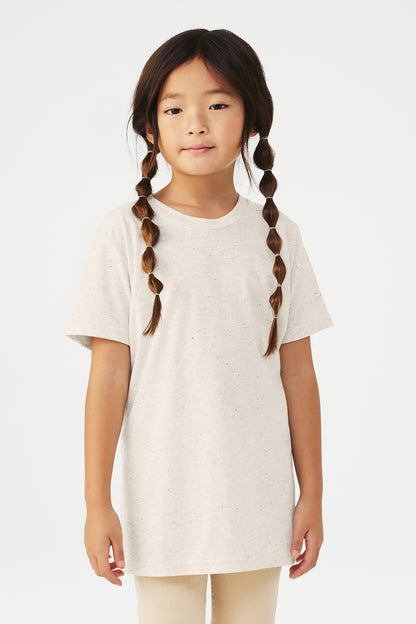 Bella+Canvas Youth Triblend Short Sleeve Tee BC3413Y Oatmeal Triblend
