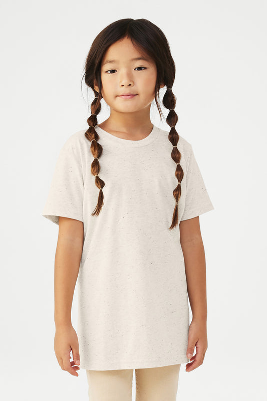 Bella+Canvas Youth Triblend Short Sleeve Tee BC3413Y Oatmeal Triblend