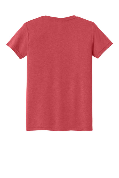 Bella+Canvas Youth Triblend Short Sleeve Tee BC3413Y Red Triblend