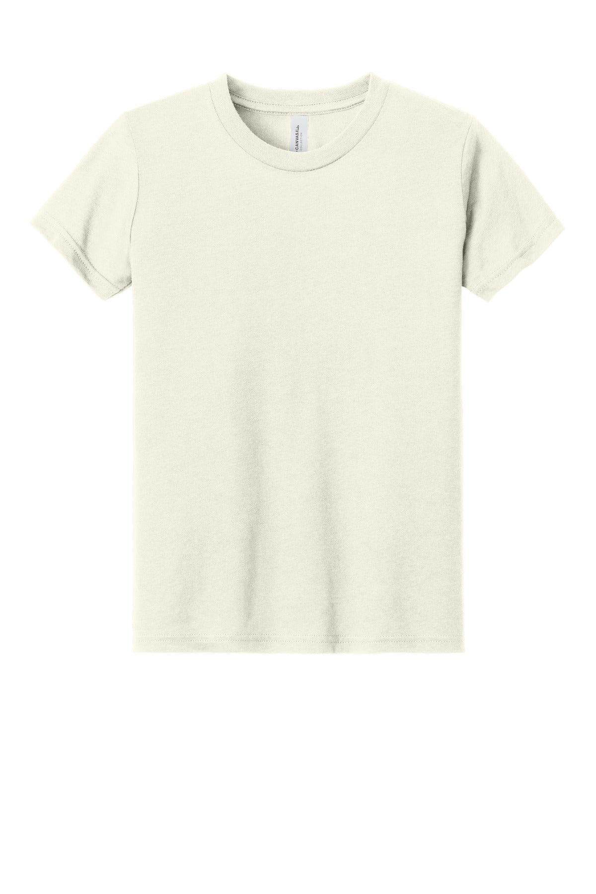 Bella+Canvas Youth Triblend Short Sleeve Tee BC3413Y Solid Natural Triblend