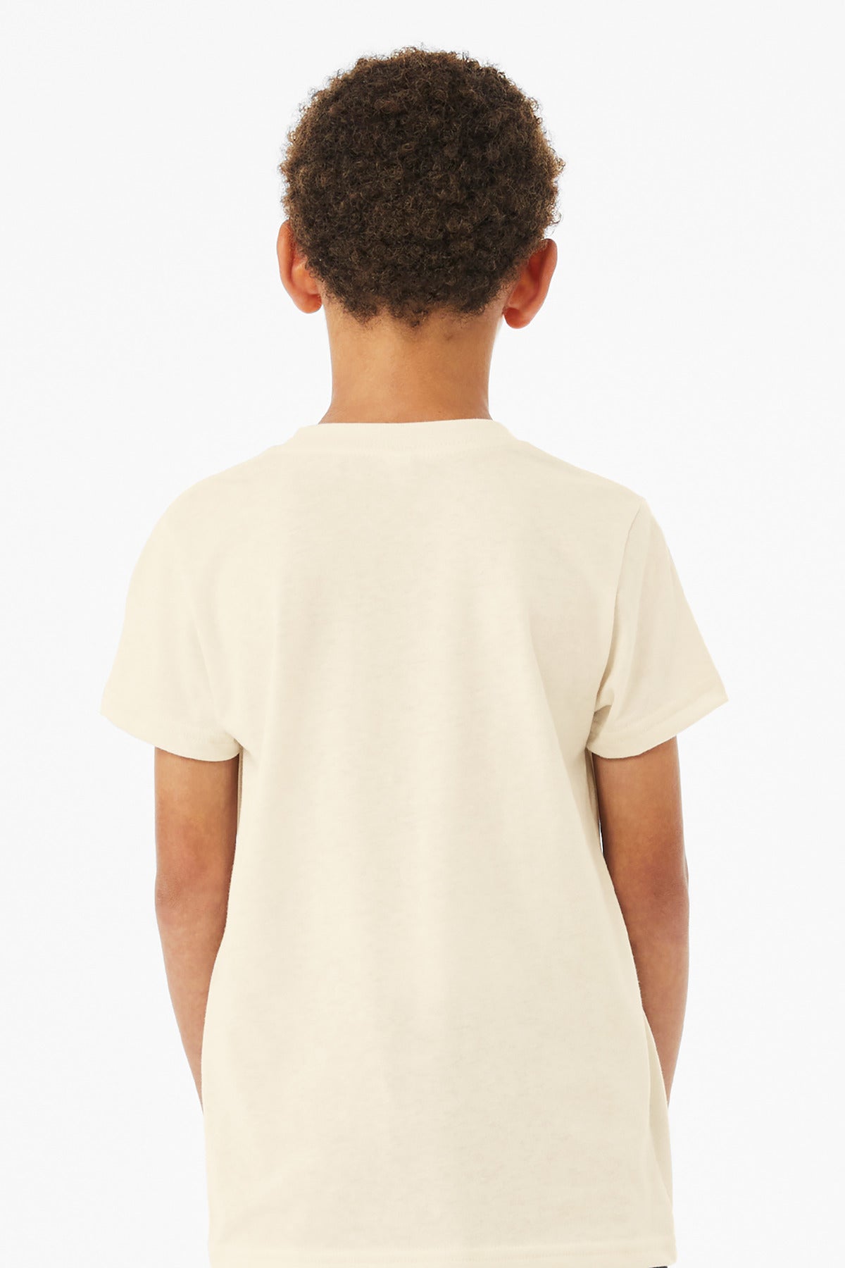 Bella+Canvas Youth Triblend Short Sleeve Tee BC3413Y Solid Natural Triblend