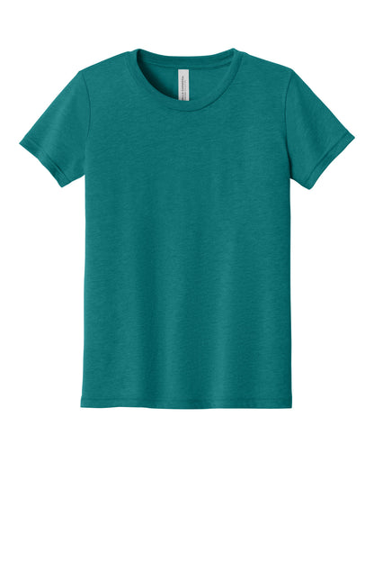 Bella+Canvas Youth Triblend Short Sleeve Tee BC3413Y Teal Triblend