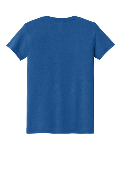Bella+Canvas Youth Triblend Short Sleeve Tee BC3413Y True Royal Triblend