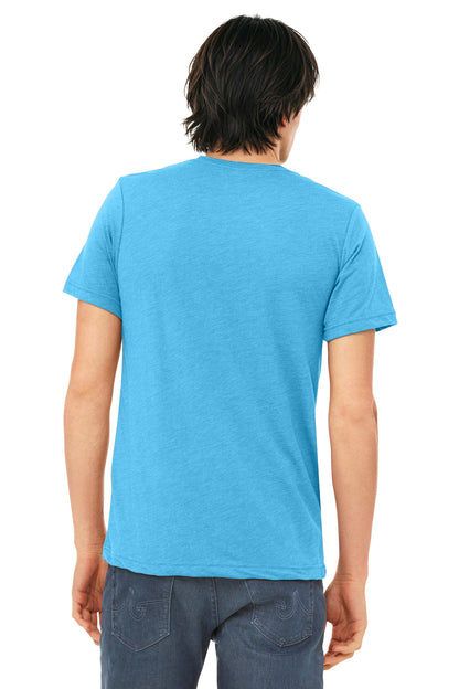 Bella+Canvas Unisex Triblend Short Sleeve Tee BC3413 Aqua Triblend