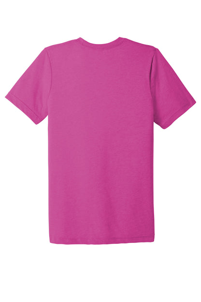 Bella+Canvas Unisex Triblend Short Sleeve Tee BC3413 Berry Triblend