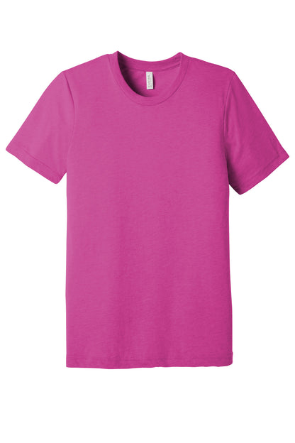 Bella+Canvas Unisex Triblend Short Sleeve Tee BC3413 Berry Triblend