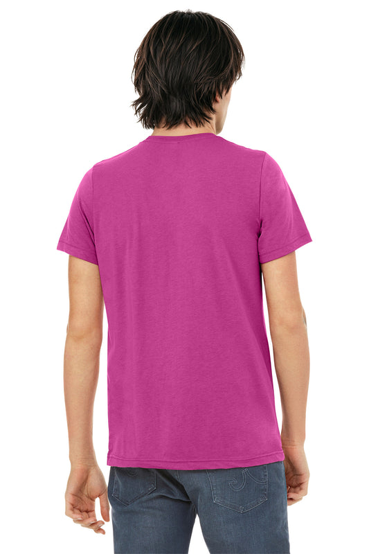 Bella+Canvas Unisex Triblend Short Sleeve Tee BC3413 Berry Triblend