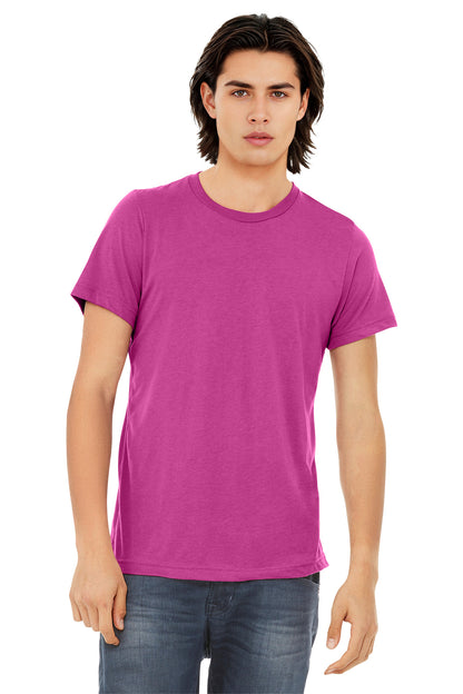 Bella+Canvas Unisex Triblend Short Sleeve Tee BC3413 Berry Triblend