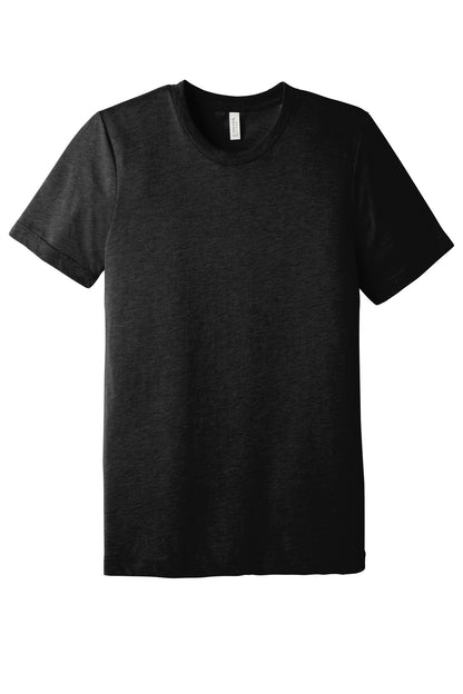 BELLA+CANVAS  Unisex Triblend Short Sleeve Tee. BC3413 Black Heather Triblend