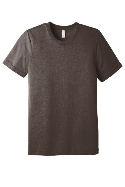 Bella+Canvas Unisex Triblend Short Sleeve Tee BC3413 Brown Triblend