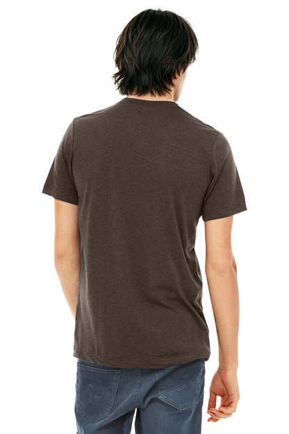 Bella+Canvas Unisex Triblend Short Sleeve Tee BC3413 Brown Triblend