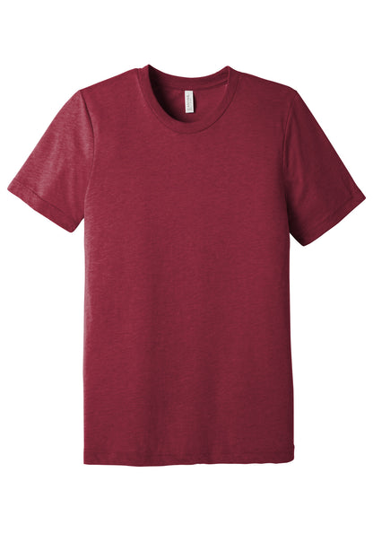 Bella+Canvas Unisex Triblend Short Sleeve Tee BC3413 Cardinal Triblend