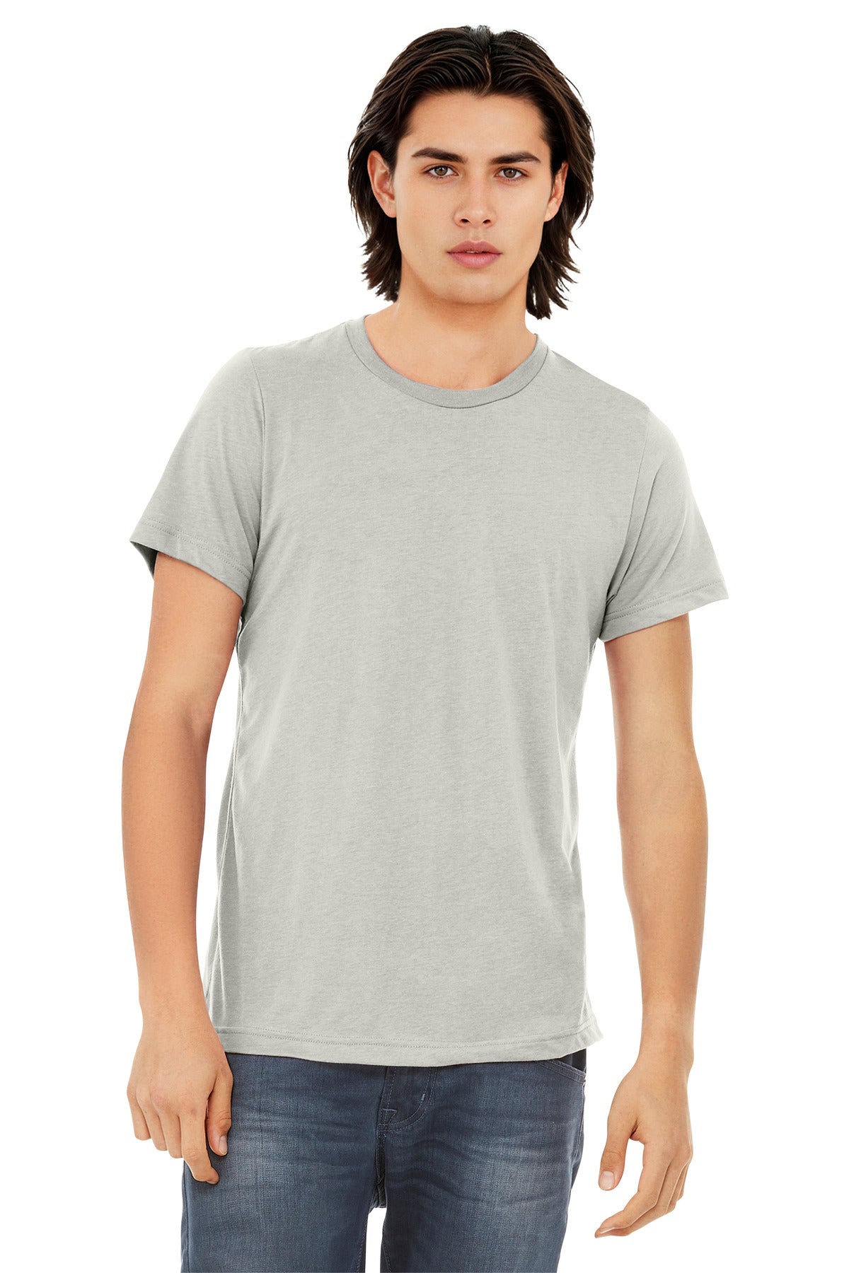 Bella+Canvas Unisex Triblend Short Sleeve Tee BC3413 Cement Triblend