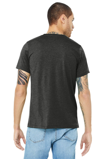 BELLA+CANVAS  Unisex Triblend Short Sleeve Tee. BC3413 Charcoal-Black Triblend