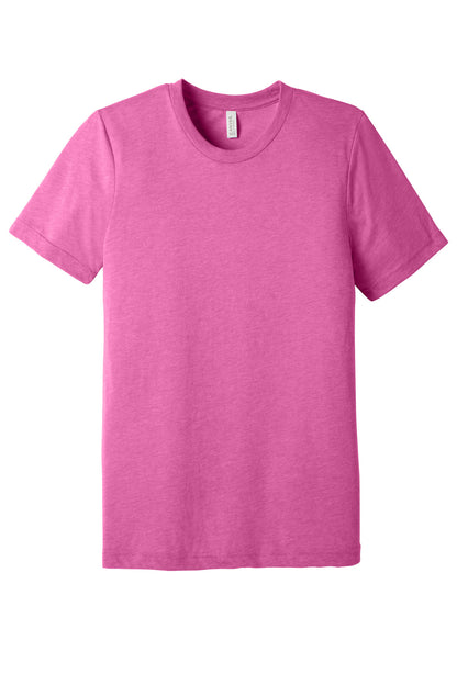 Bella+Canvas Unisex Triblend Short Sleeve Tee BC3413 Charity Pink Triblend