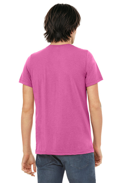 Bella+Canvas Unisex Triblend Short Sleeve Tee BC3413 Charity Pink Triblend